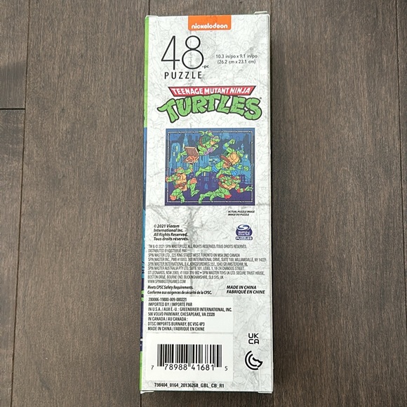 NICKELODEON Teenage Mutant Ninja Turtles 48pc Puzzle Kids Toy Game Play Activity - Picture 3 of 5